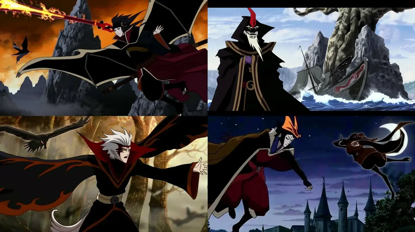 Gothic Fantasia: A Fusion of Dark Fantasy and Animated Drama - Midjourney sref style