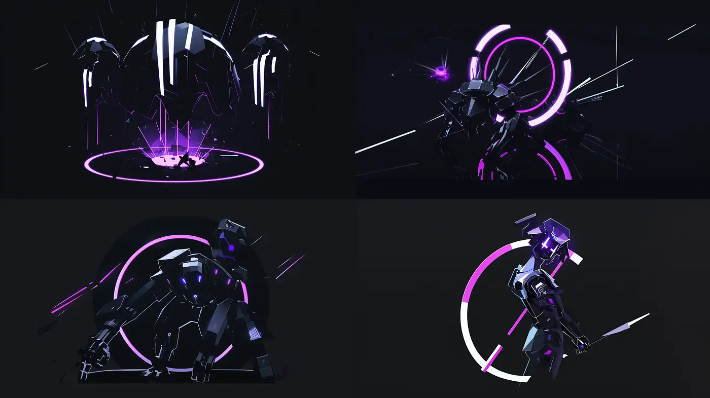 Neon Cybernetic Dreamscape: A Fusion of Futurism and Vibrancy - Midjourney sref style