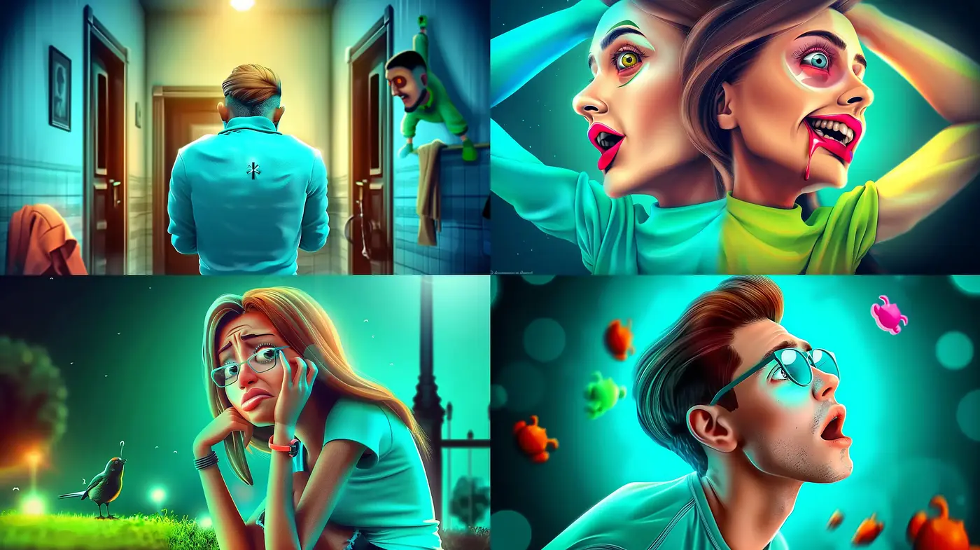 Surreal Luminescence: A Fusion of Radiant Colors and Dreamlike Imagery - Midjourney sref style