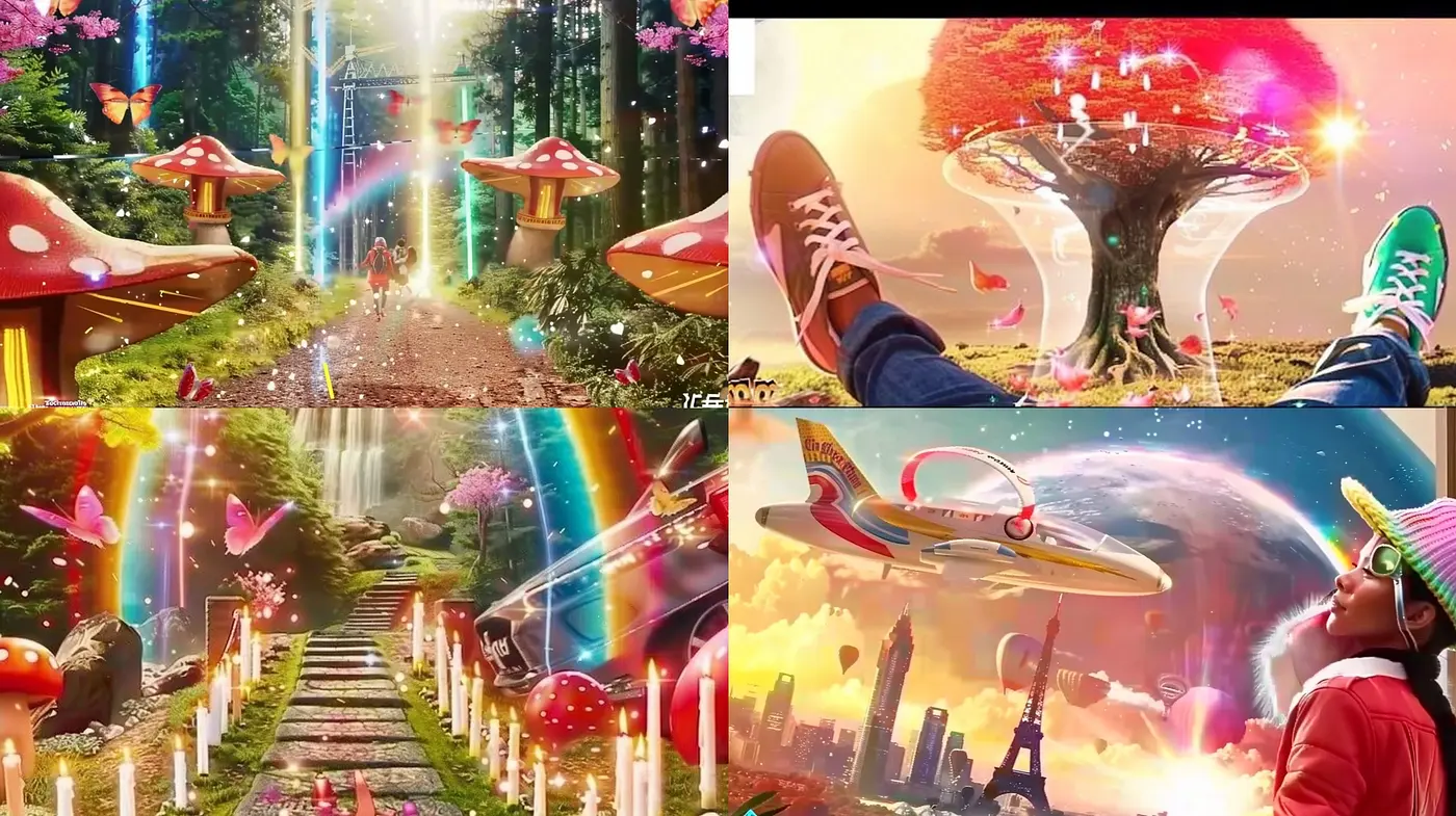 Enchanted Whimsy: A Vivid Journey Through Surreal and Fantastical Landscapes - Midjourney sref style
