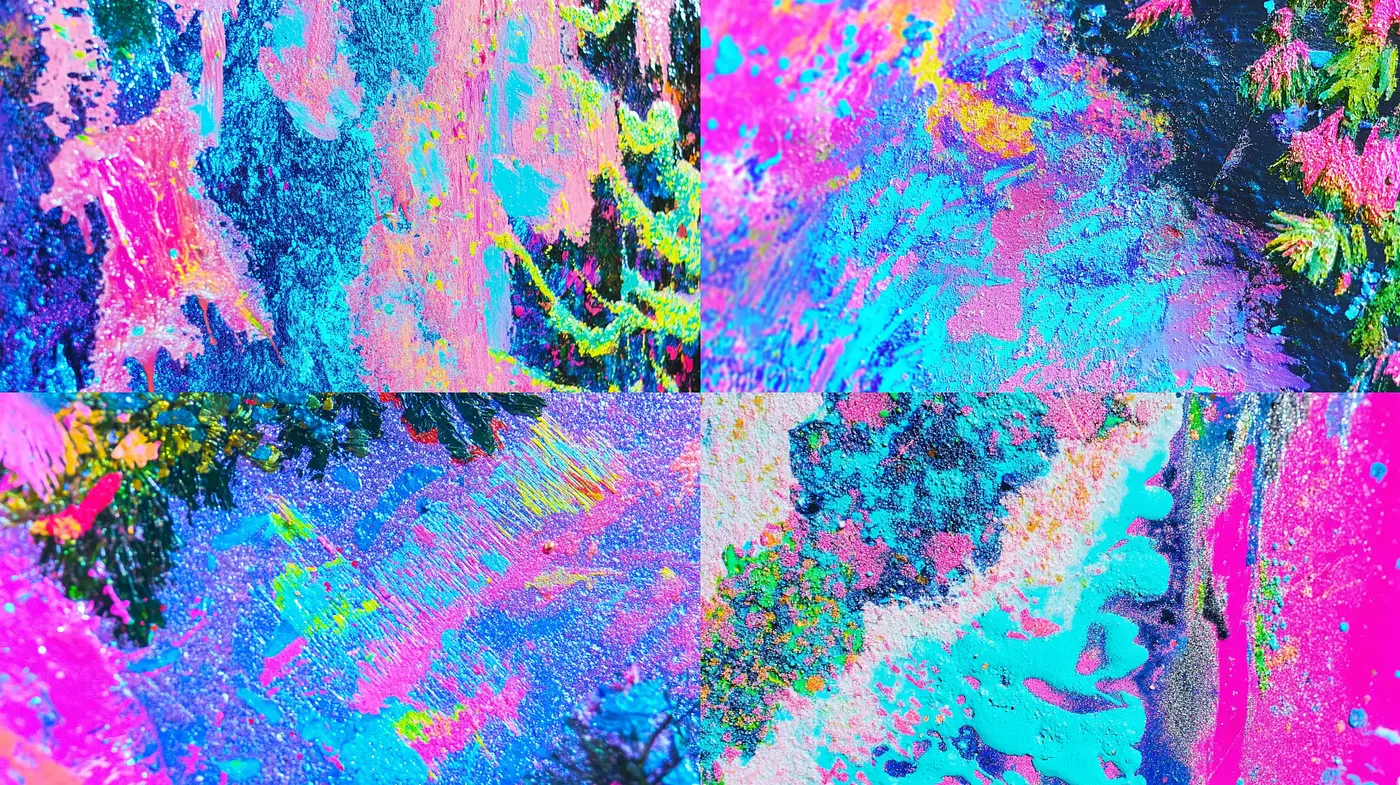 Vibrant Expressionist Dreamscape Fusion - Midjourney sref style