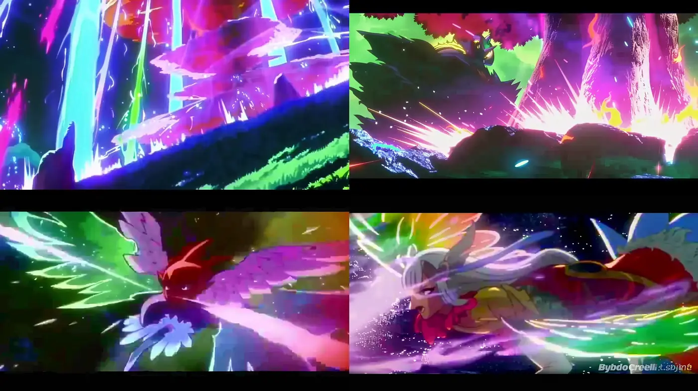 Psychedelic Neon Flux: A Vivid Dance of Colors and Textures - Midjourney sref style