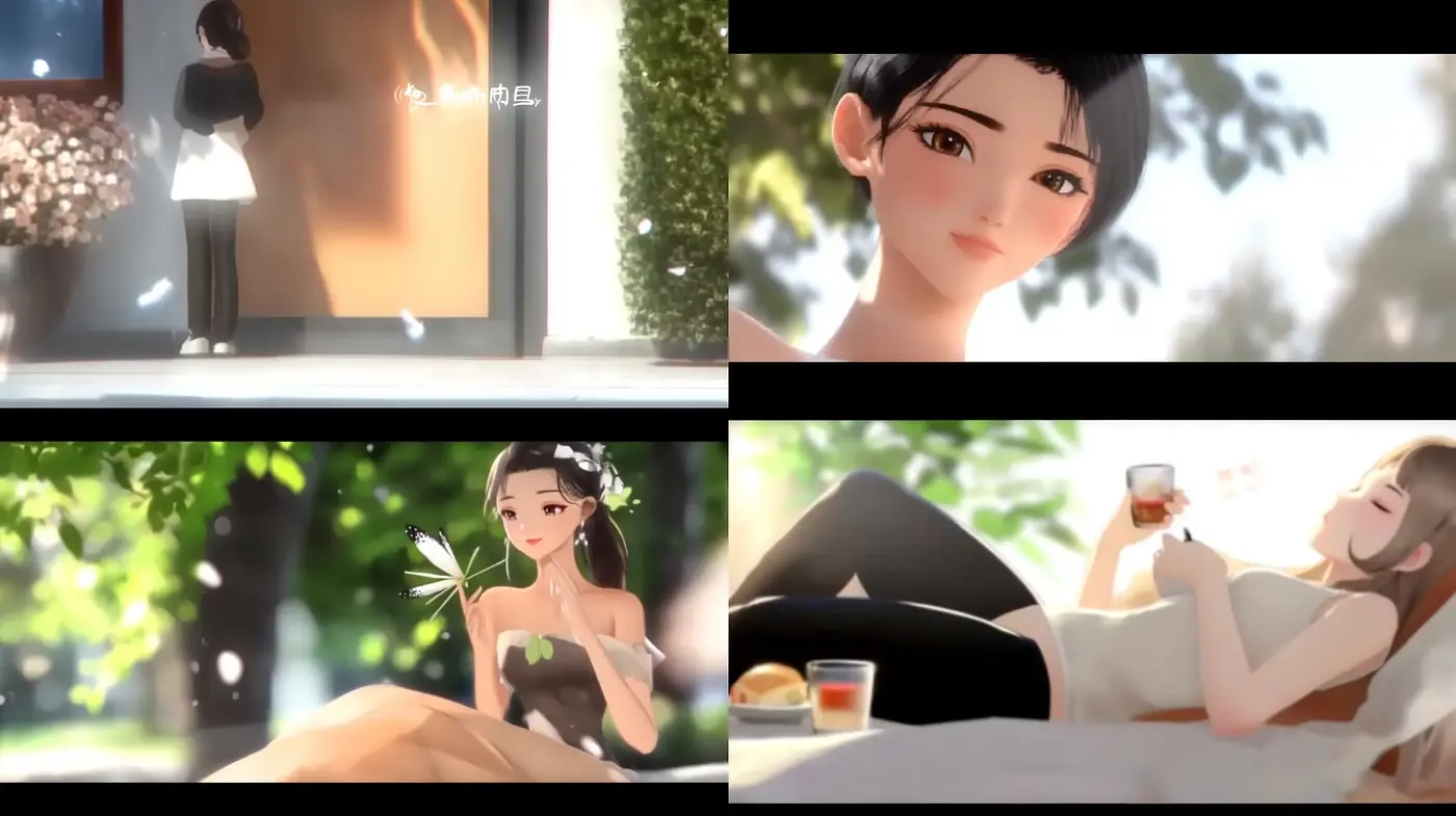 Serene and Soft-Lit Anime-Inspired Vignettes - Midjourney sref style