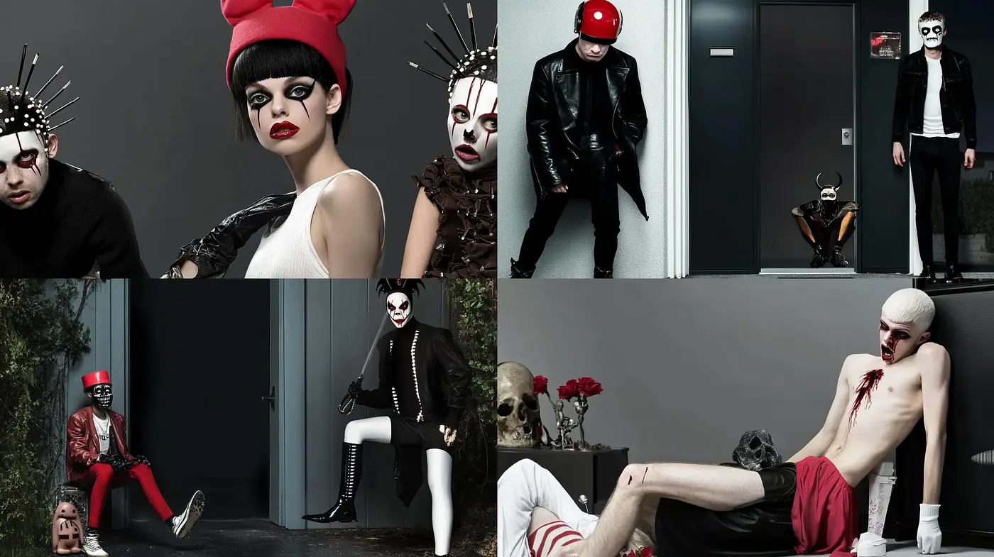 Avant-Garde Gothic Fusion With Surrealist Influences - Midjourney sref style