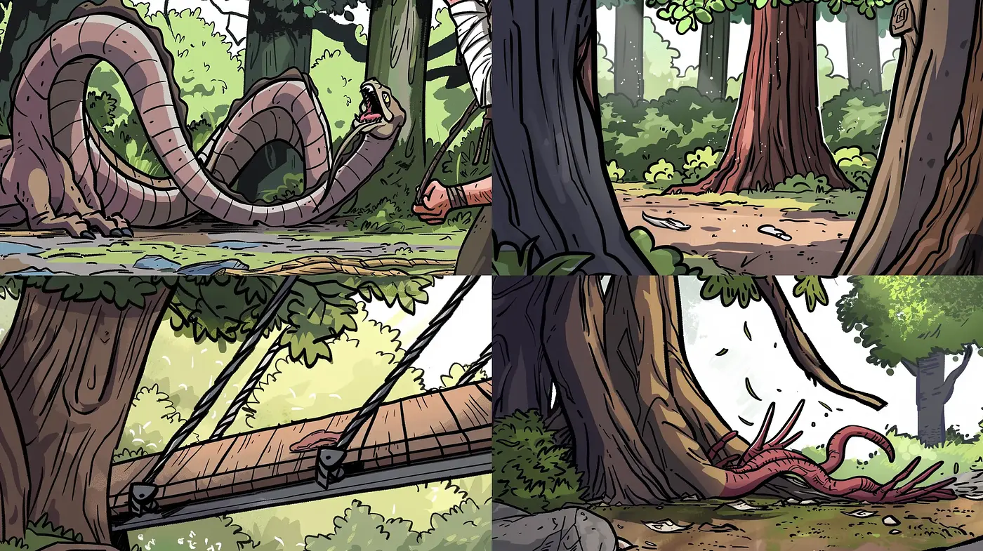 Consistently Stylized Enchanted Forest Scenes - Midjourney sref style