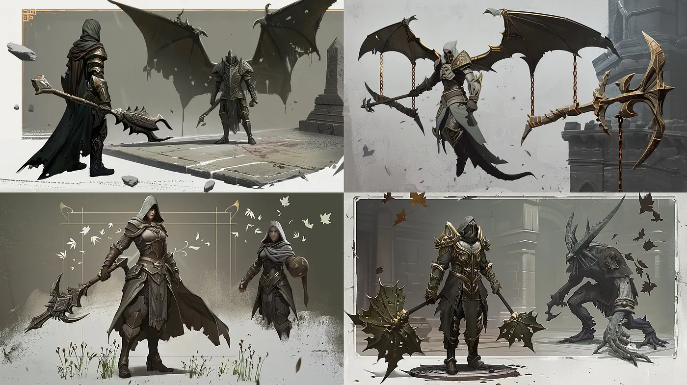 Consistent Ethereal Fantasia: A Homogeneous Blend of Dreamy Elegance and Dynamic Vigor in Illustration - Midjourney sref style