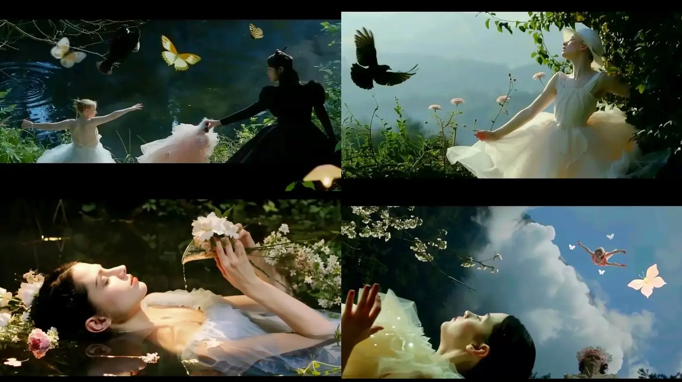 Ethereal Nature-Inspired Whimsical Dreamscapes - Midjourney sref style