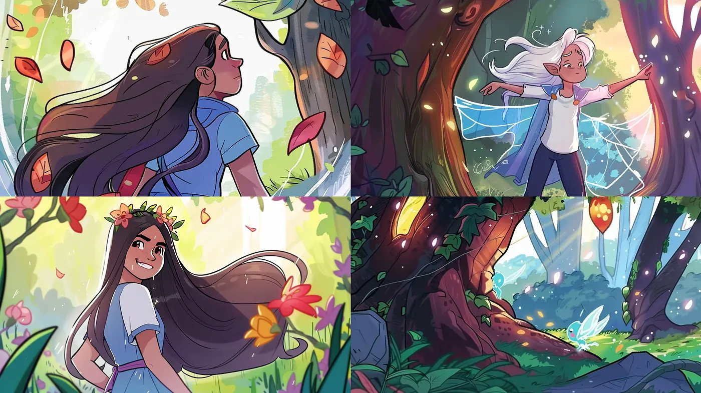 Enchanted Forest Whimsy: A Consistent Tale of Magic and Color - Midjourney sref style