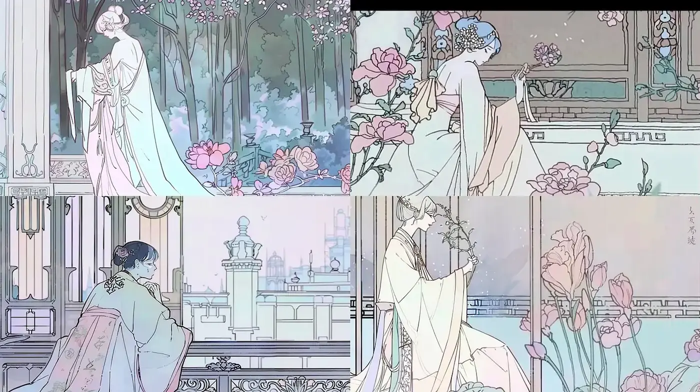 Delicate Aesthetic with Nature and Elegance - Midjourney sref style
