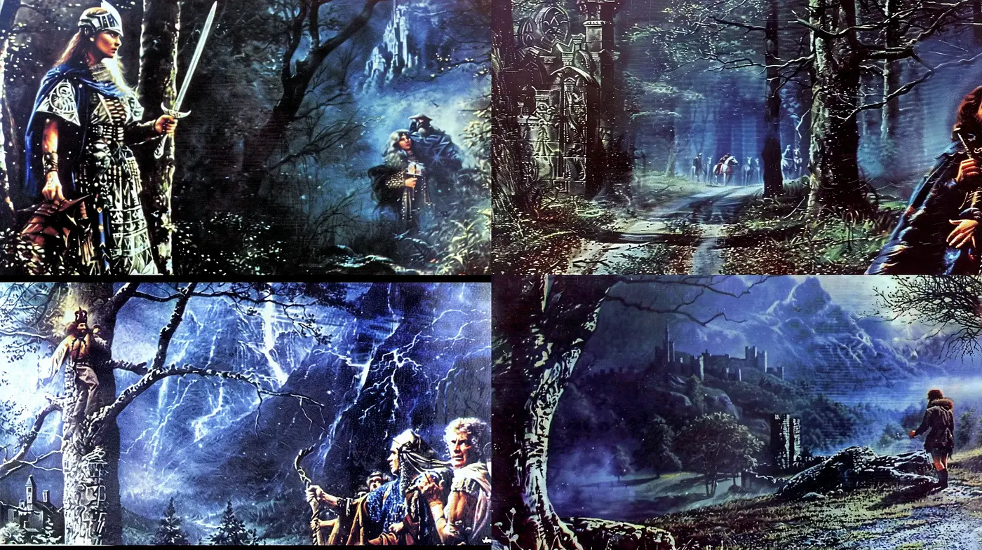 Enigmatic Mystic Forests: A Homage to Romantic Fantasy Art - Midjourney sref style