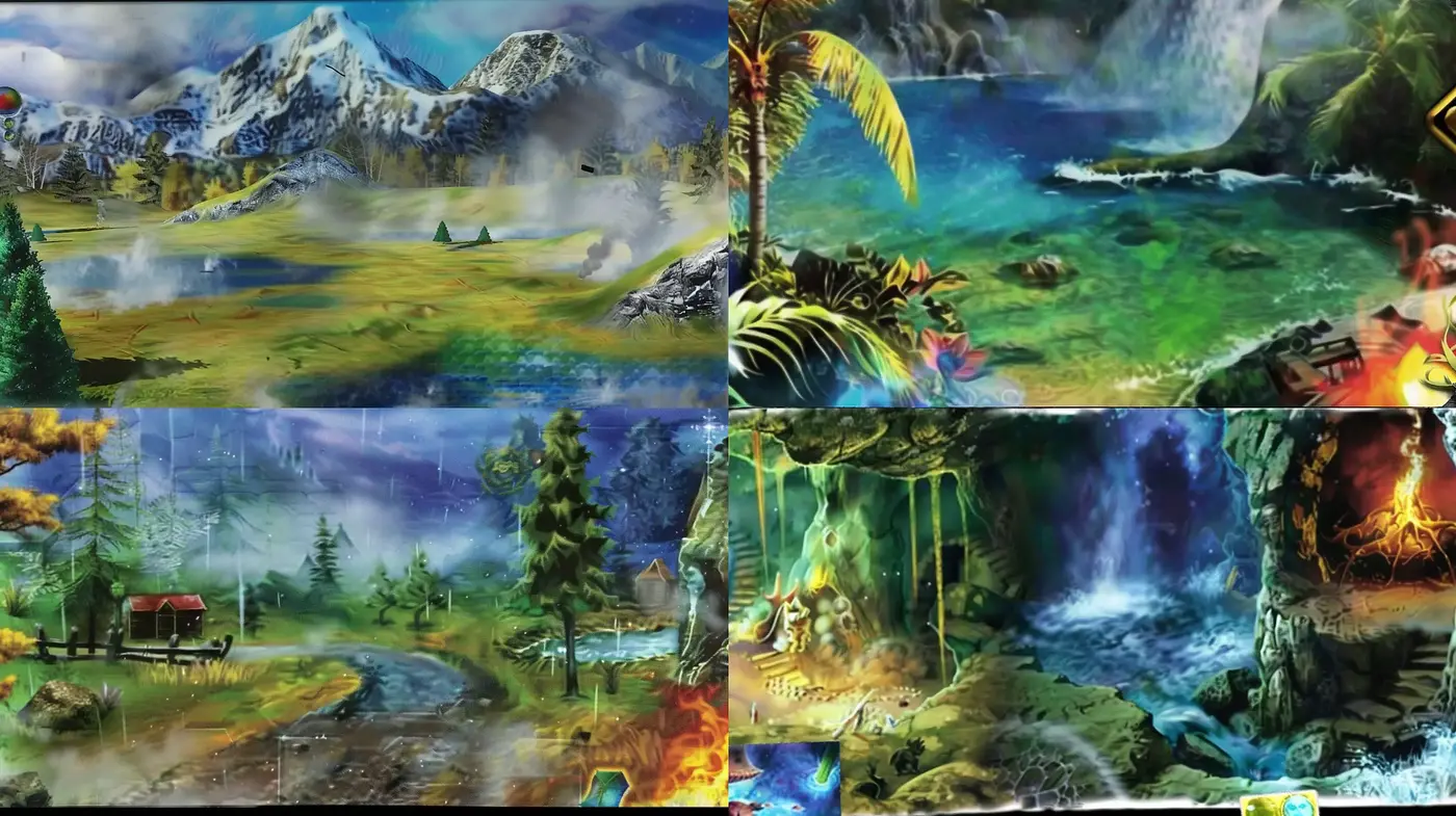 Ethereal Dreamscapes with Textured Impastos and Vivid Hues - Midjourney sref style