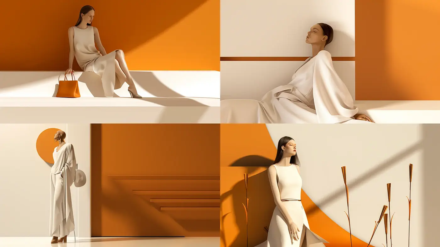 Contemporary Minimalism with Monochromatic Elegance - Midjourney sref style