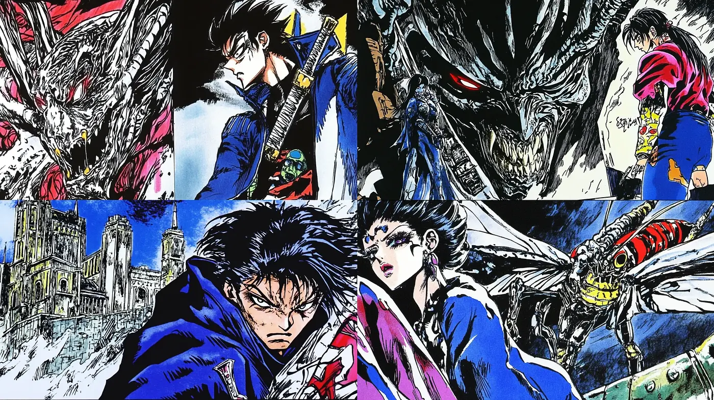 Dynamic Manga Illustration with Vibrant Energy - Midjourney sref style