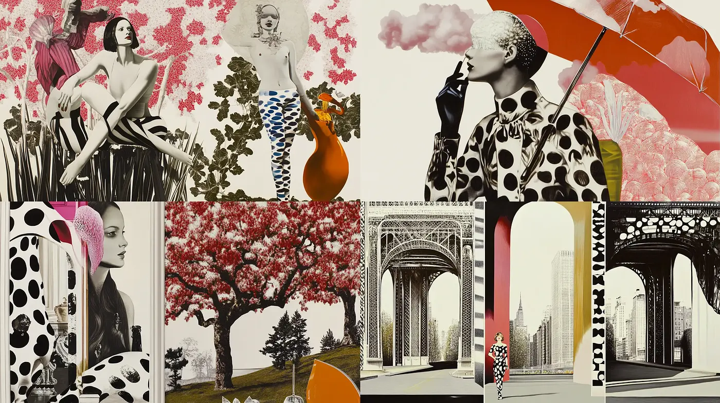 Surreal Elegance in Muted Tones: A Dreamlike Sartorial Collection - Midjourney sref style