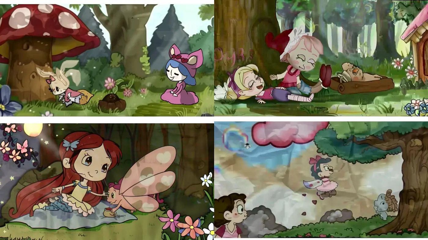 Whimsical Enchantment: A Harmonious Fusion of Pastel Hues and Fairy-Tale Illustration - Midjourney sref style
