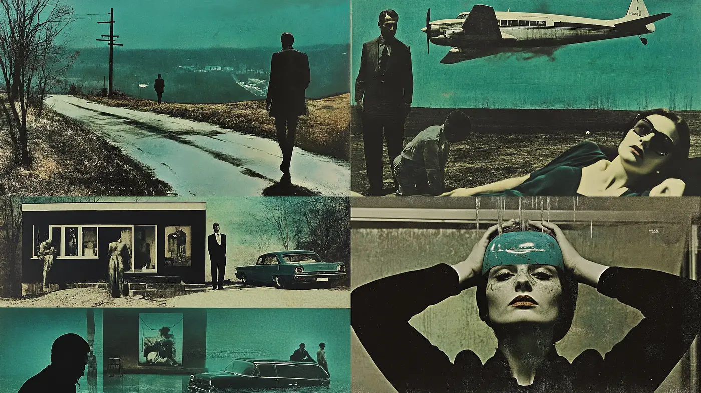 Moody Cinematic Tapestry with Vintage Undertones - Midjourney sref style