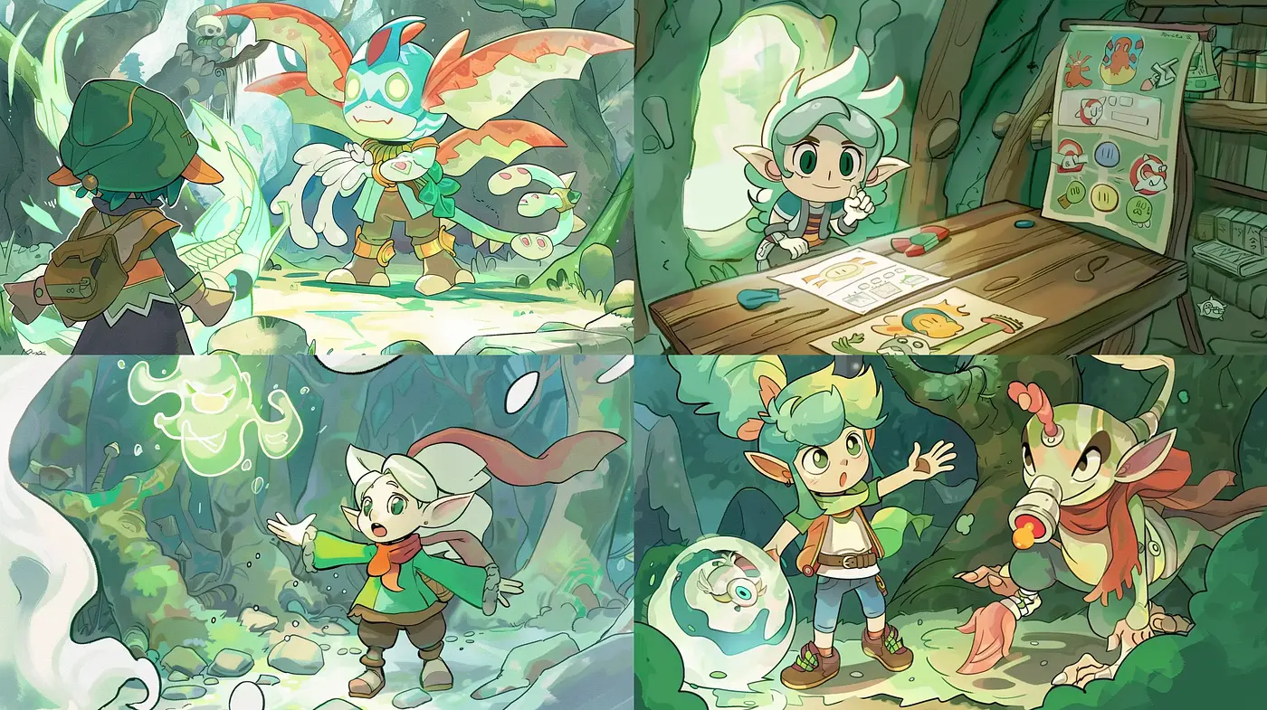 Enchanting Whimsical Wonderland: An Exploration of Stylized Fantasy and Adventure - Midjourney sref style