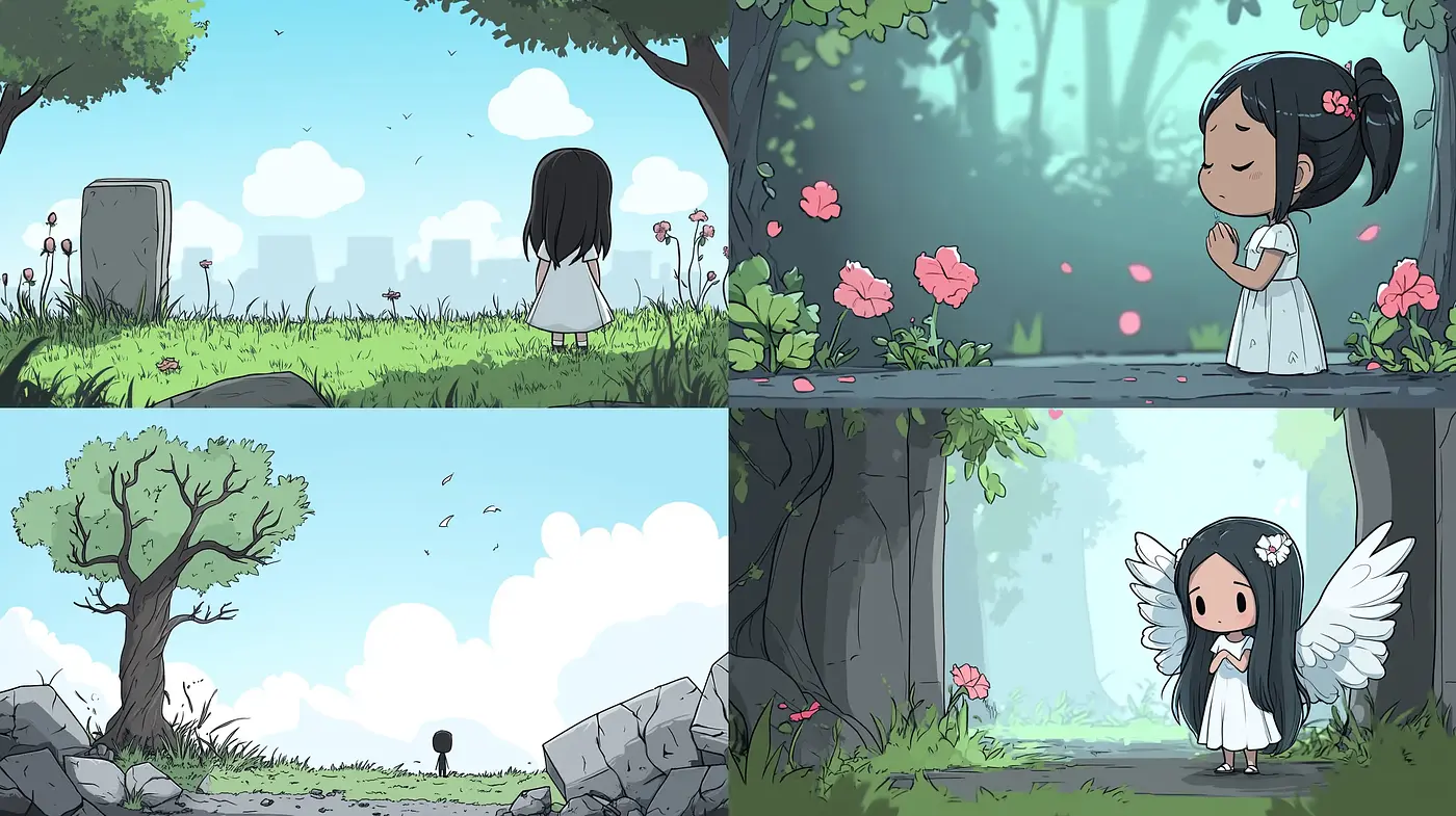 Serene Pastoral Vistas: An Exploration of Anime-Inspired Whimsy and Tranquility - Midjourney sref style