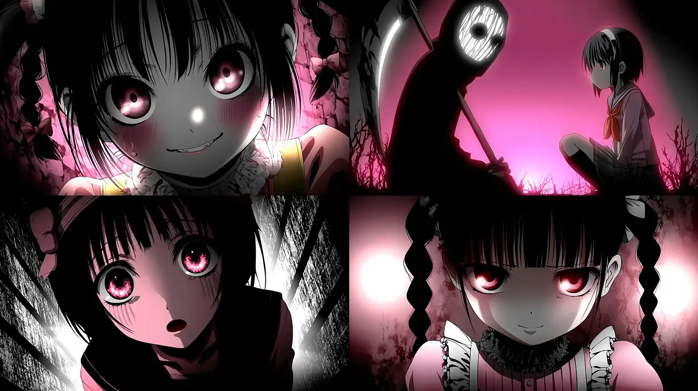 Dark, surreal illustration with a haunting aesthetic - Midjourney sref style