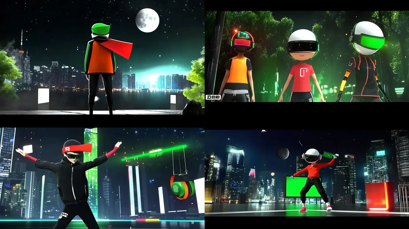 Futuristic Neon Lit Urban Dreamscape - Midjourney sref style