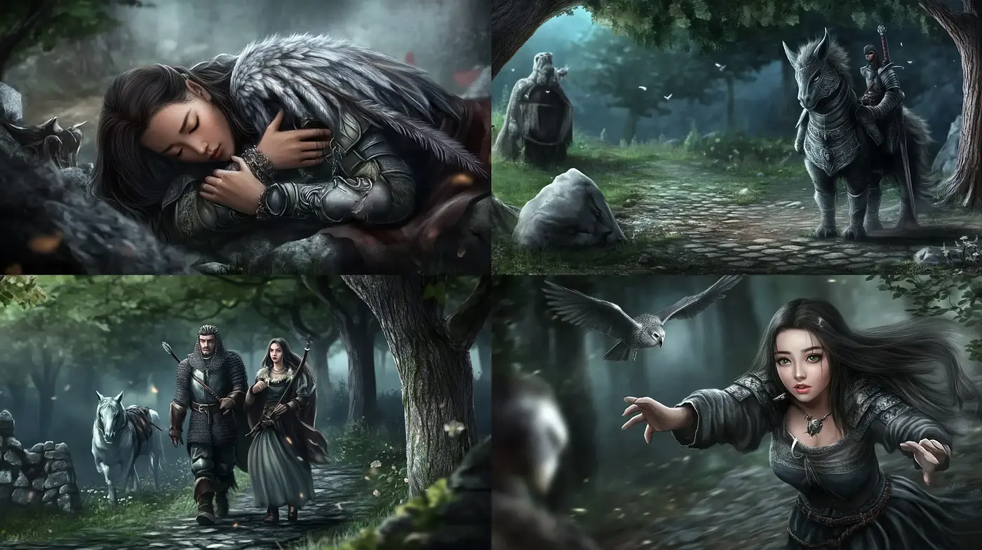 Enchanted Fantasy Realism with Ethereal Overtones - Midjourney sref style