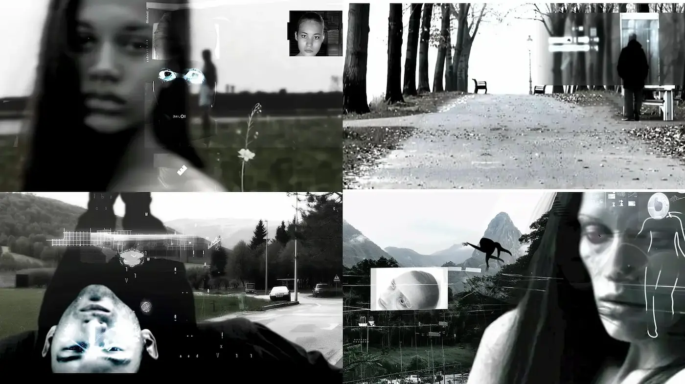 Dystopian and Ethereal Visual Aesthetic with a Monochromatic Palette - Midjourney sref style