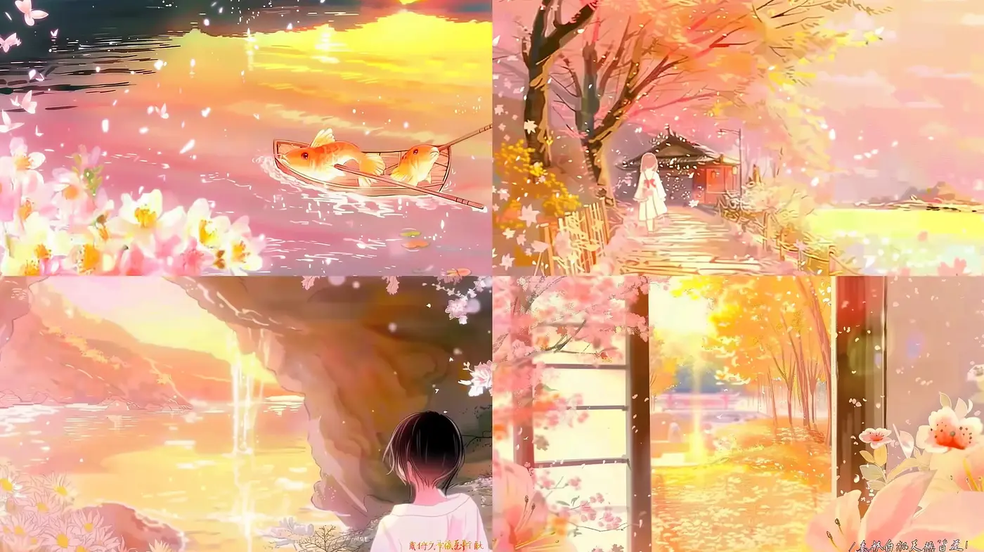 Luminous Pastel Dreamscape: A Consistent Artistic Vision in Radiant Hues - Midjourney sref style