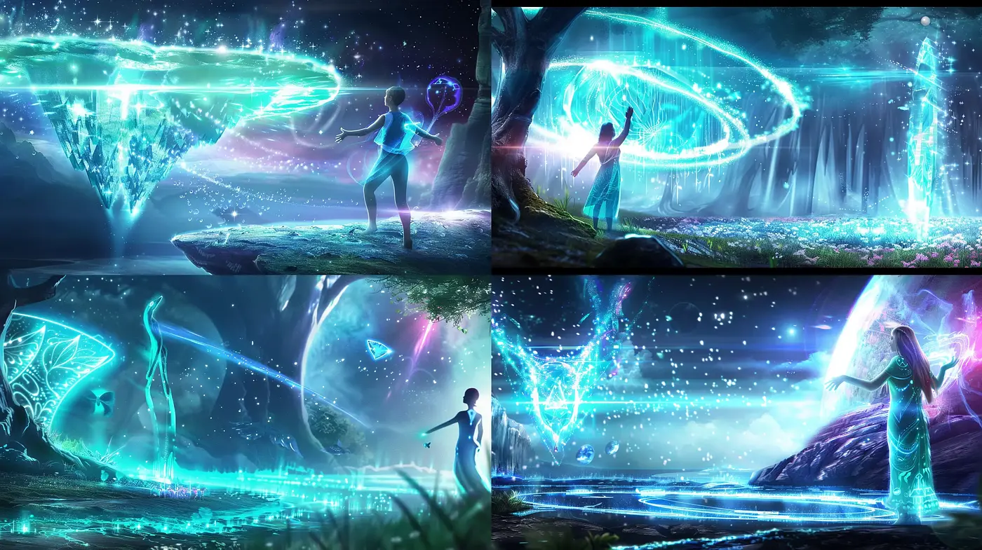Luminous Ethereal Vistas: A Journey Through Enchanted Landscapes - Midjourney sref style