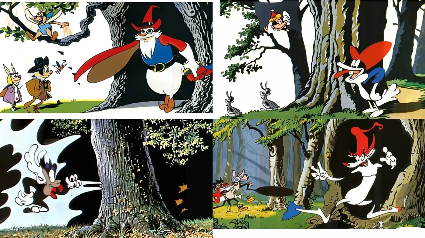 Consistent Vintage Cartoonesque Aesthetic with Expressive Character Design - Midjourney sref style