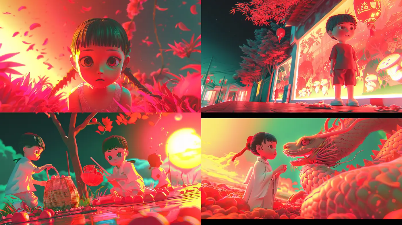 Surreal Radiance: A Fusion of Dreamlike Chromatics and Ethereal Light - Midjourney sref style