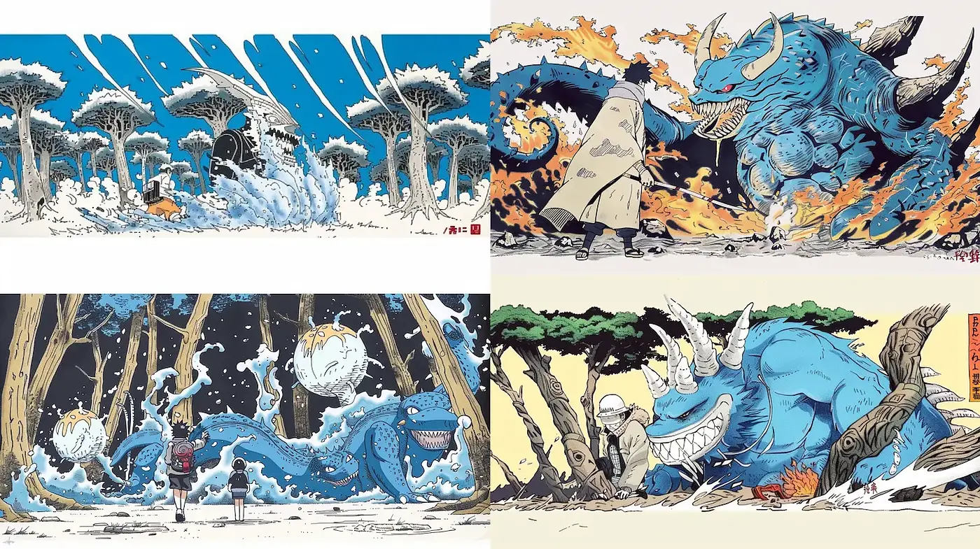 Vibrant Cartoonish Style with Dynamic Action Elements - Midjourney sref style