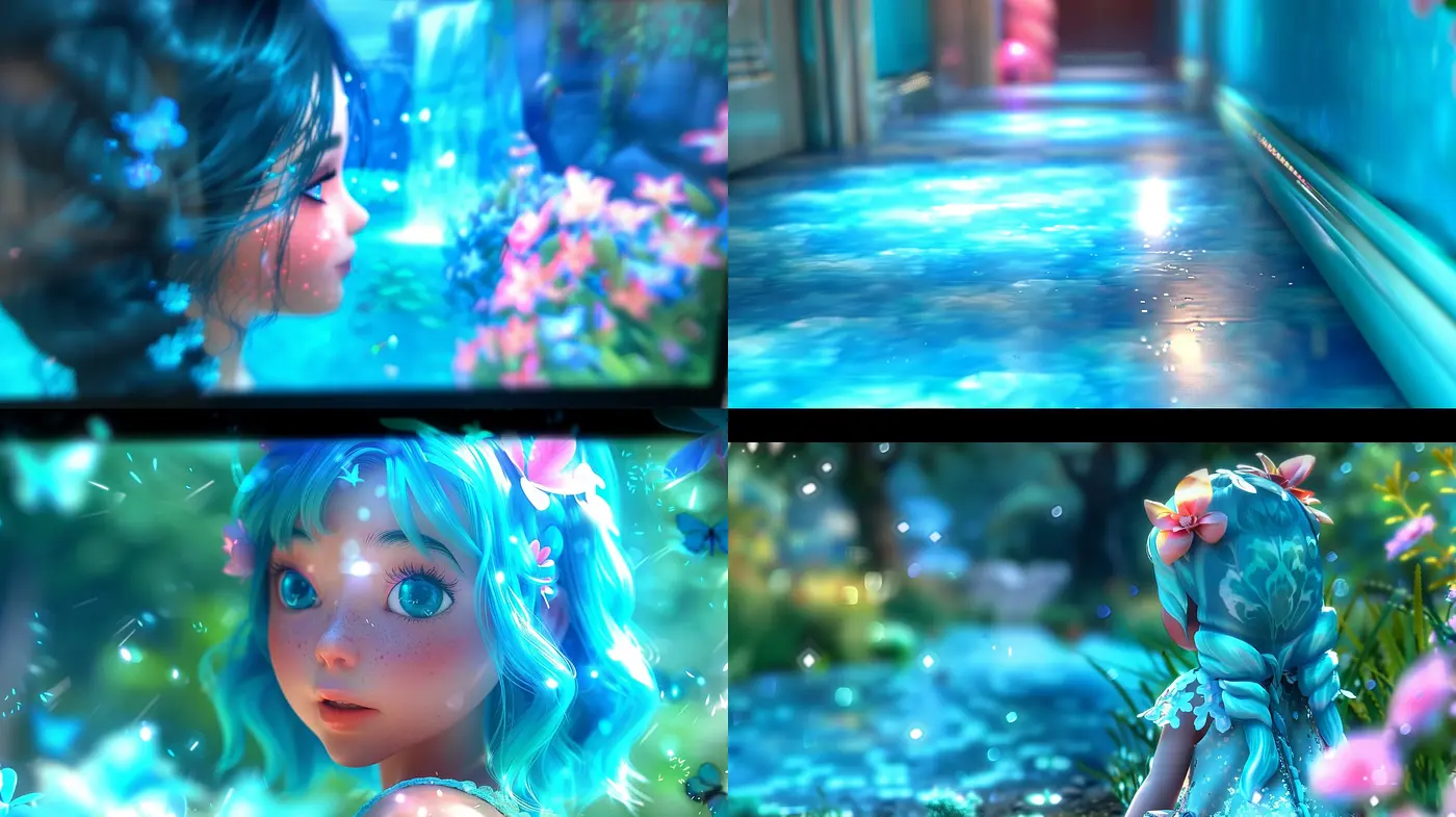 Ethereal Dreamscapes with Luminous Colors and Soft Glow - Midjourney sref style