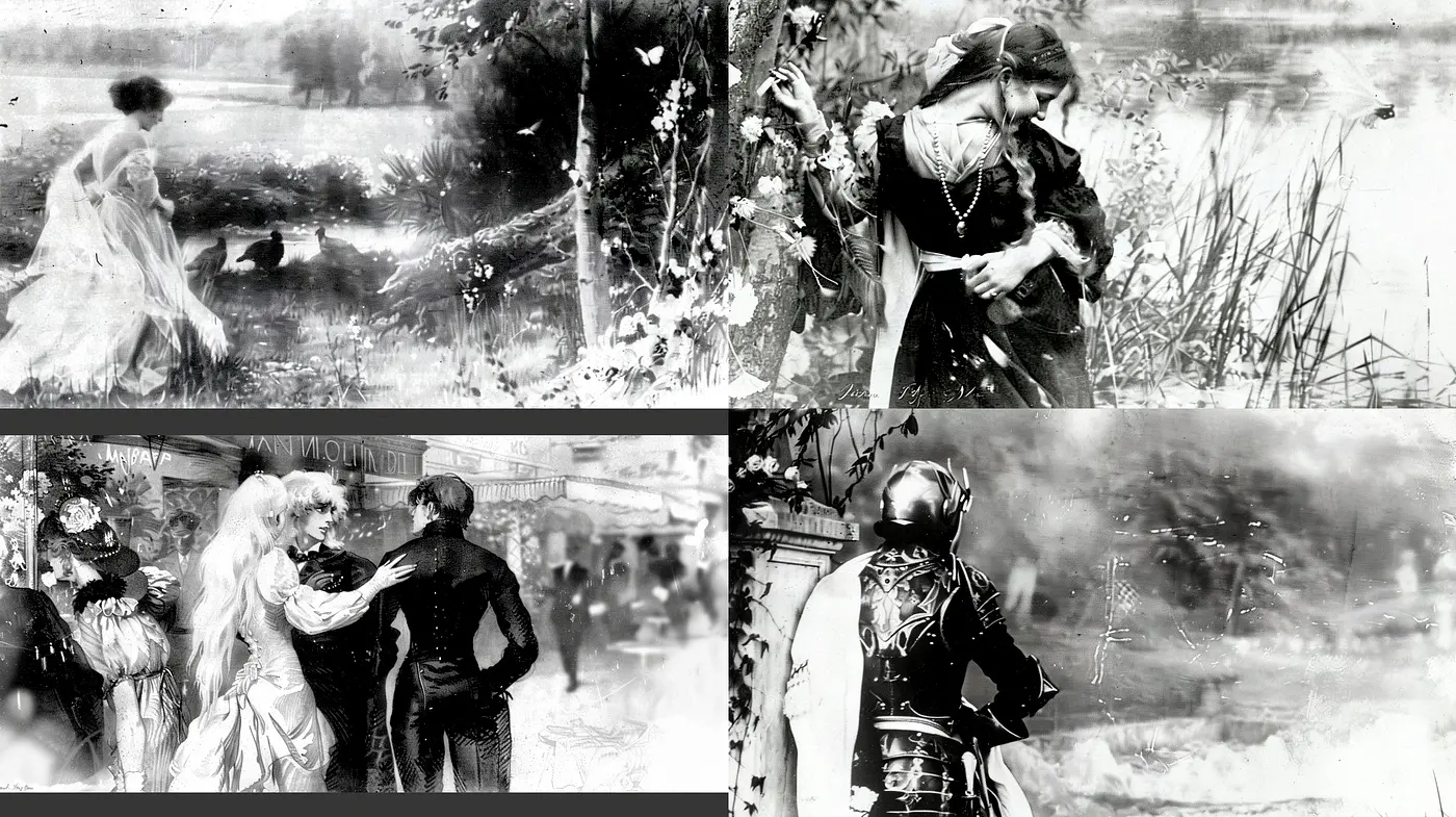 Ephemeral Monochrome Dreams: A Homage to Pictorialism in Photographic Art - Midjourney sref style