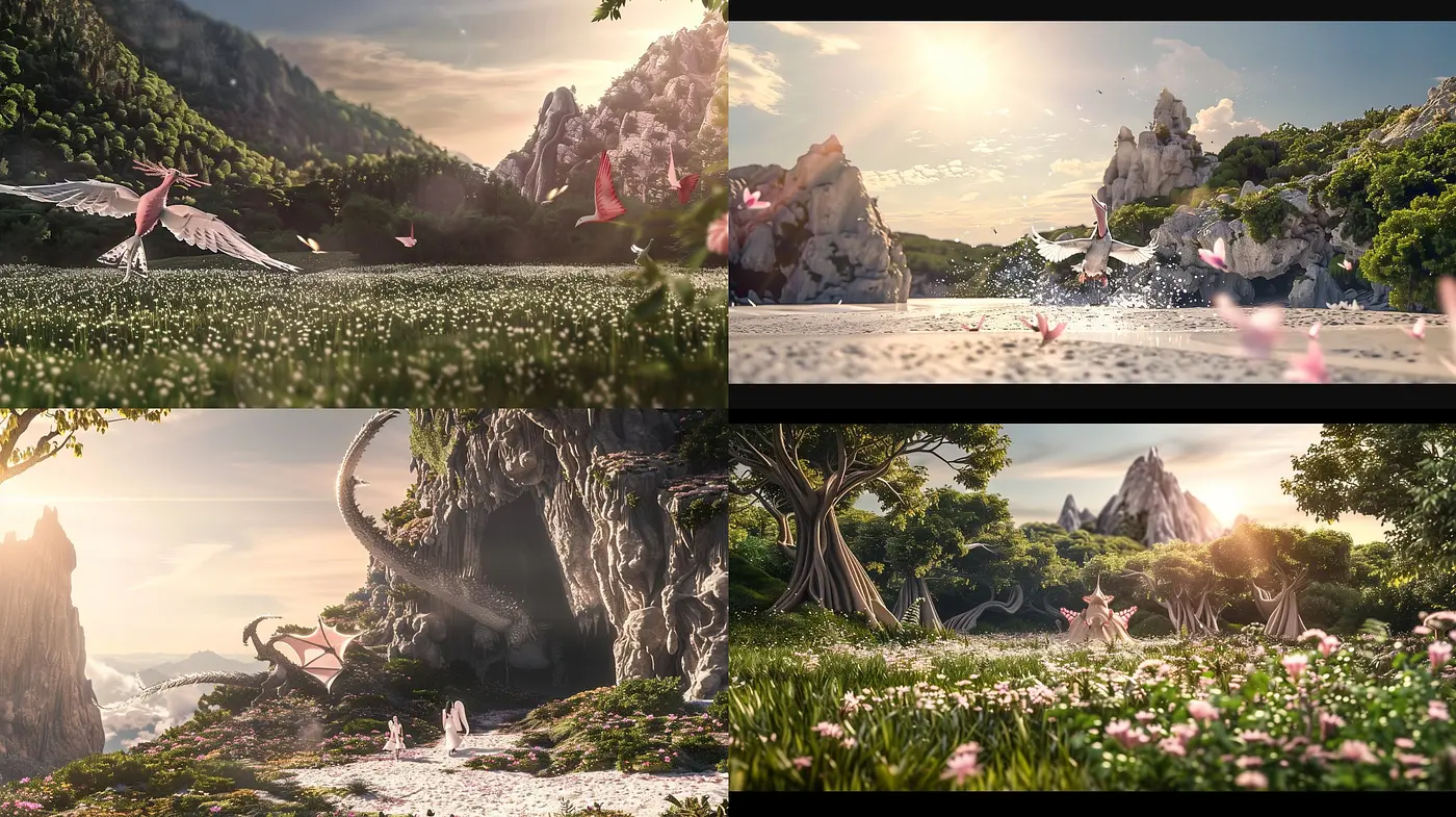 Ethereal Natural Vistas with Surrealistic Overtones - Midjourney sref style