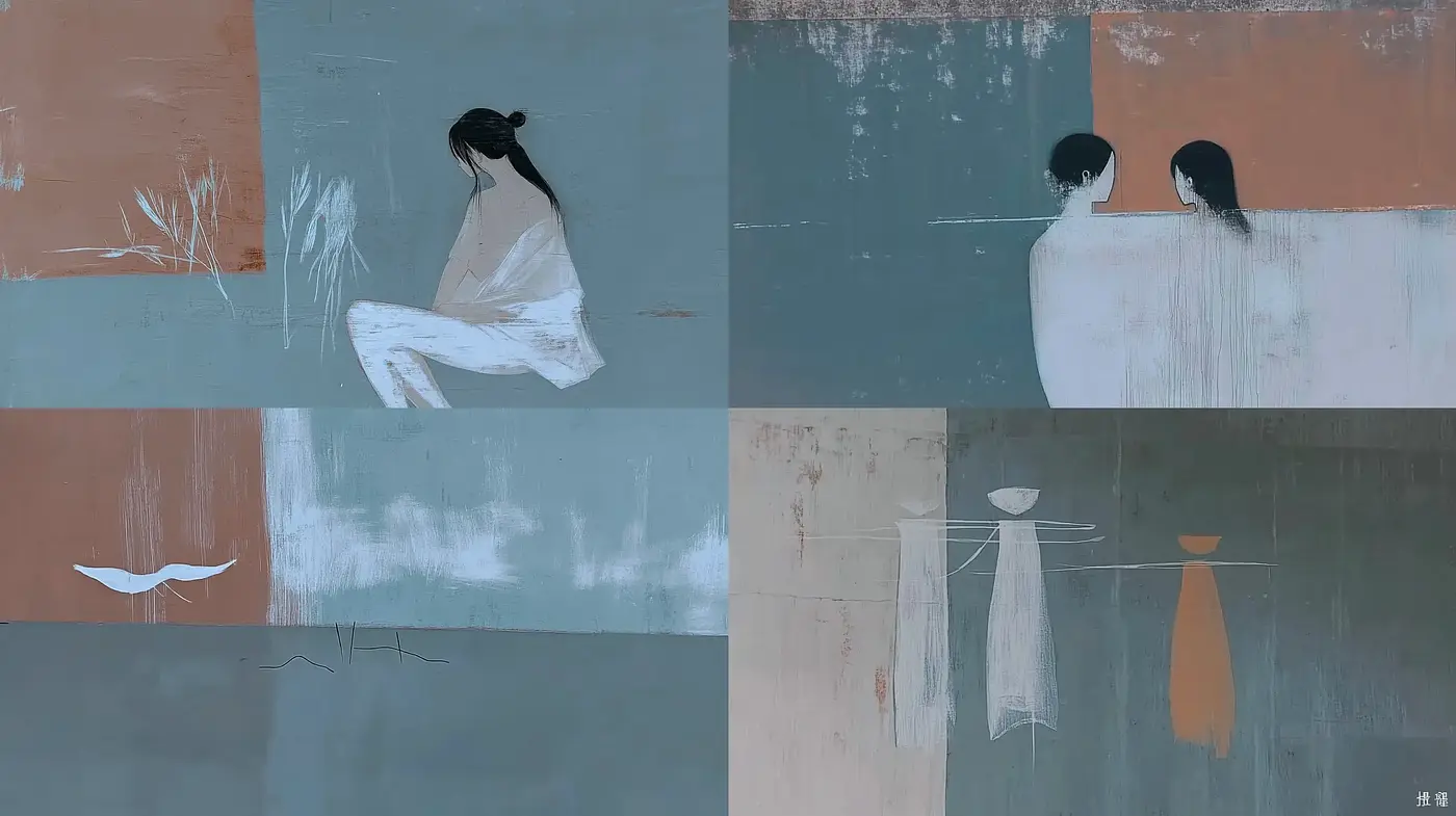 Ethereal Pastel Serenity: A Homage to Tranquil Minimalism - Midjourney sref style