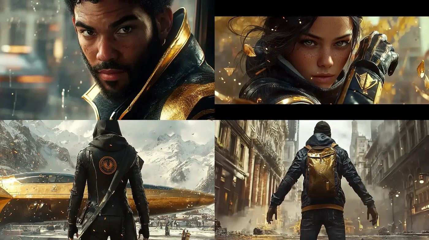 Futuristic Cinematic Essence with a Gritty Realistic Texture - Midjourney sref style