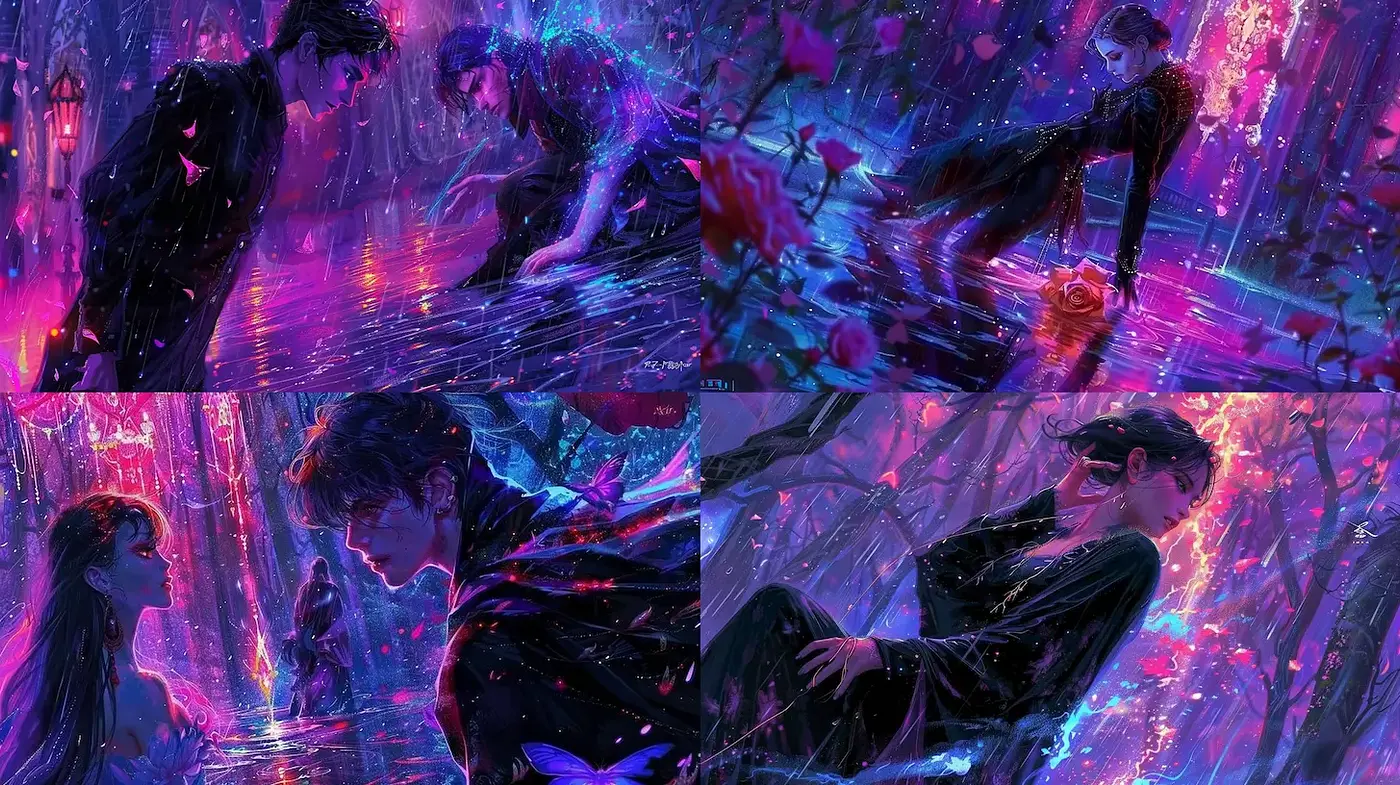 Mystical and Vibrant Dreamscapes with Emotional Depth - Midjourney sref style