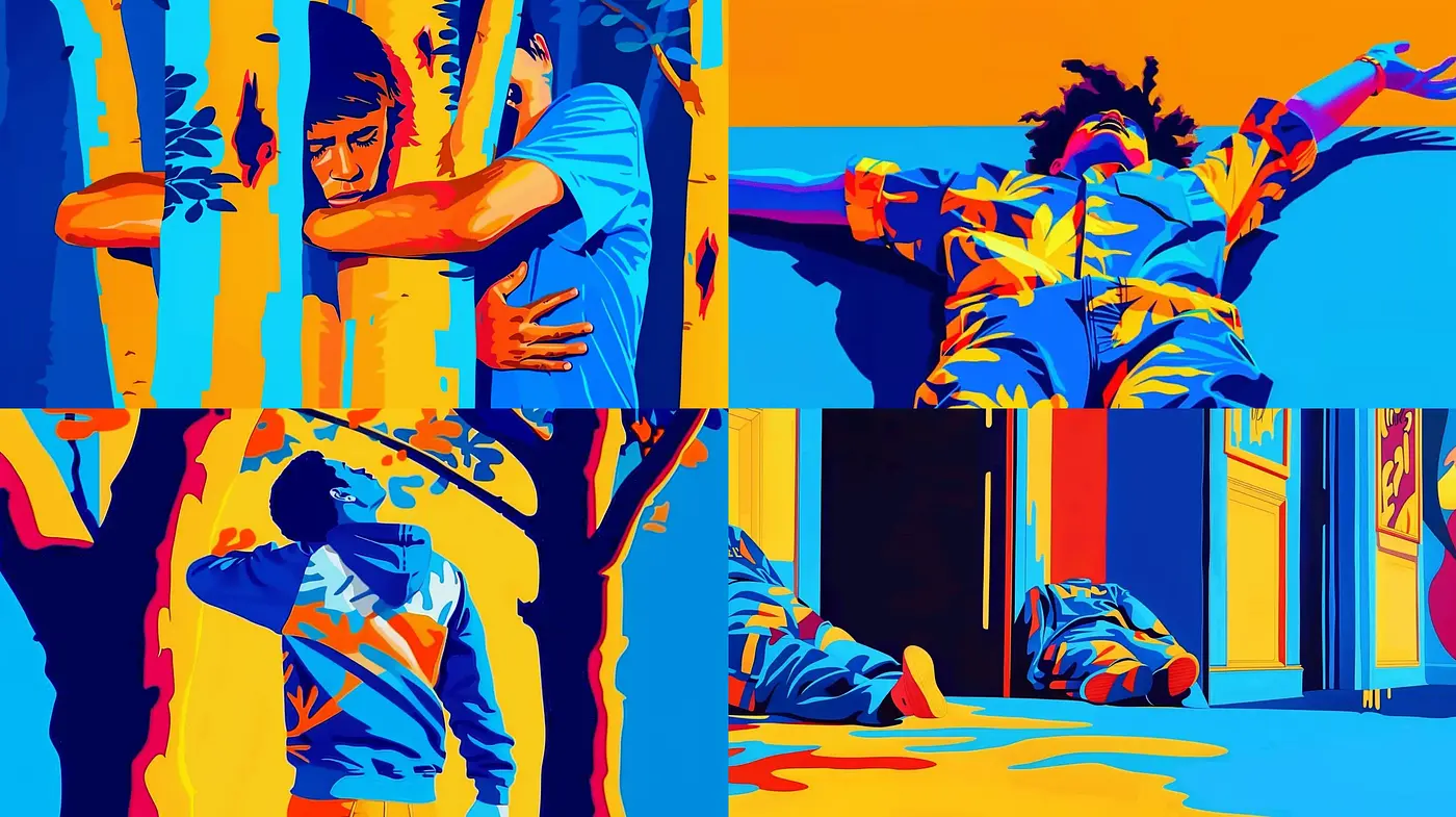Vibrant Expressionism with Dynamic Pop Art Contrast - Midjourney sref style