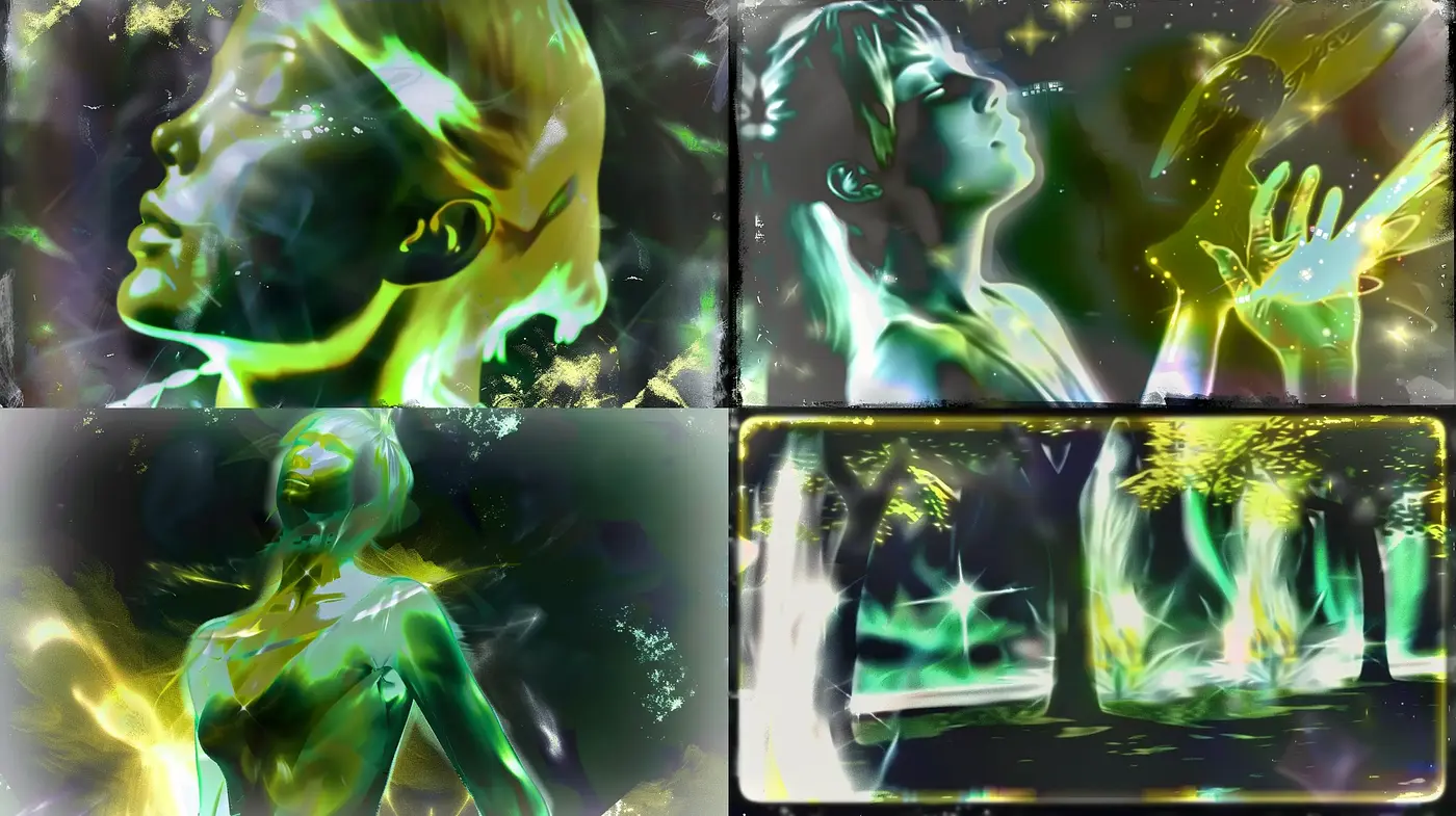 Luminous Ethereal Dreamscape - Midjourney sref style