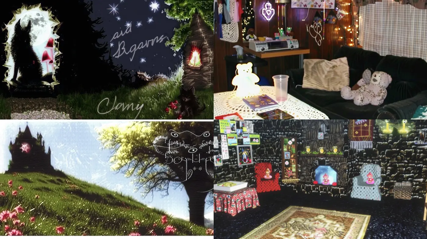 Consistent Elements of Stylized Vintage Homage in Computer-Generated Artwork - Midjourney sref style
