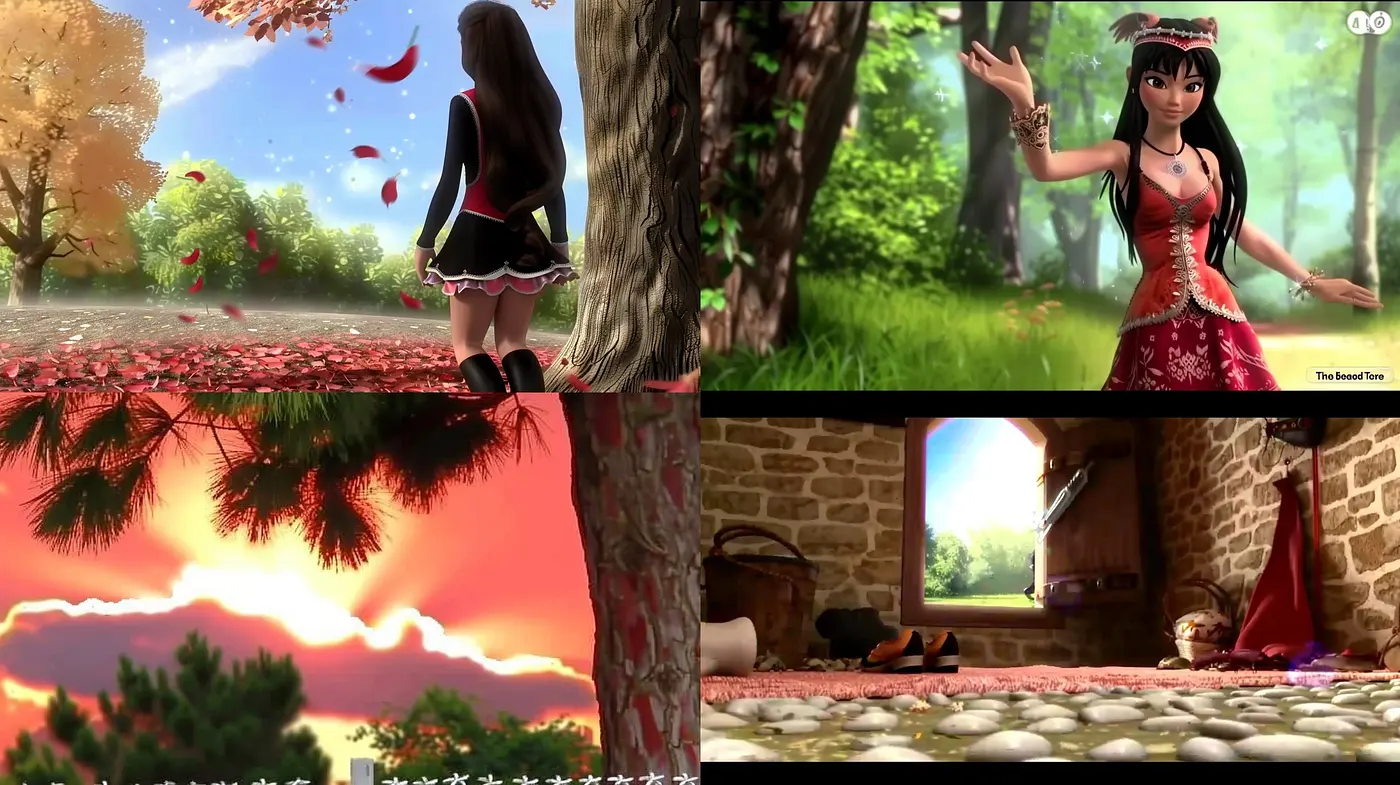 Harmonious Ode to Autumn: A Vivid Mixture of Photorealistic Textures and Animated Charm in a Rust Colored World - Midjourney sref style