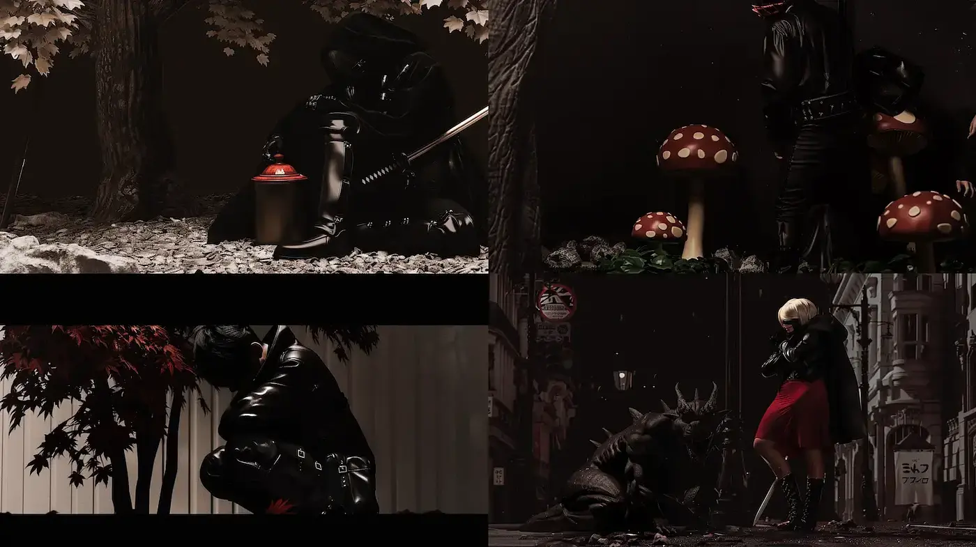 Dark Enigmatic Aesthetics with Surreal Overtones - Midjourney sref style