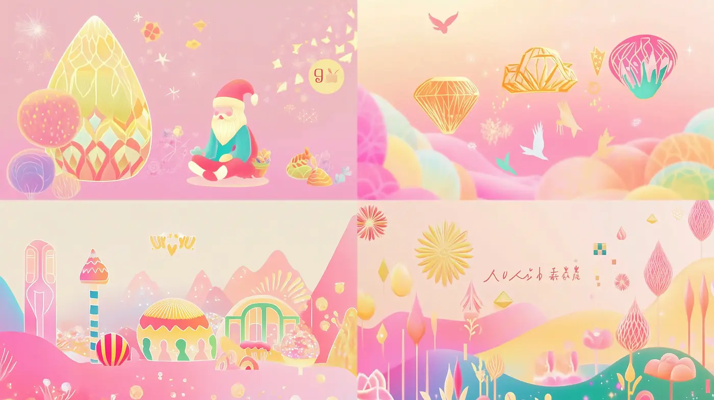Candy-Colored Dreamscapes: A Whimsical Journey Through Pastel Worlds - Midjourney sref style