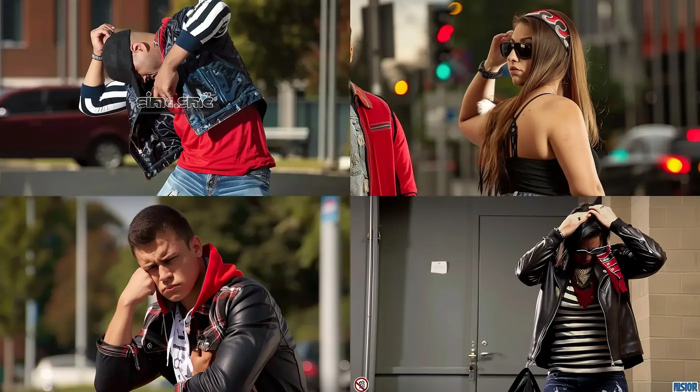 Urban Contemporary Portraits with a Cinematic Touch - Midjourney sref style