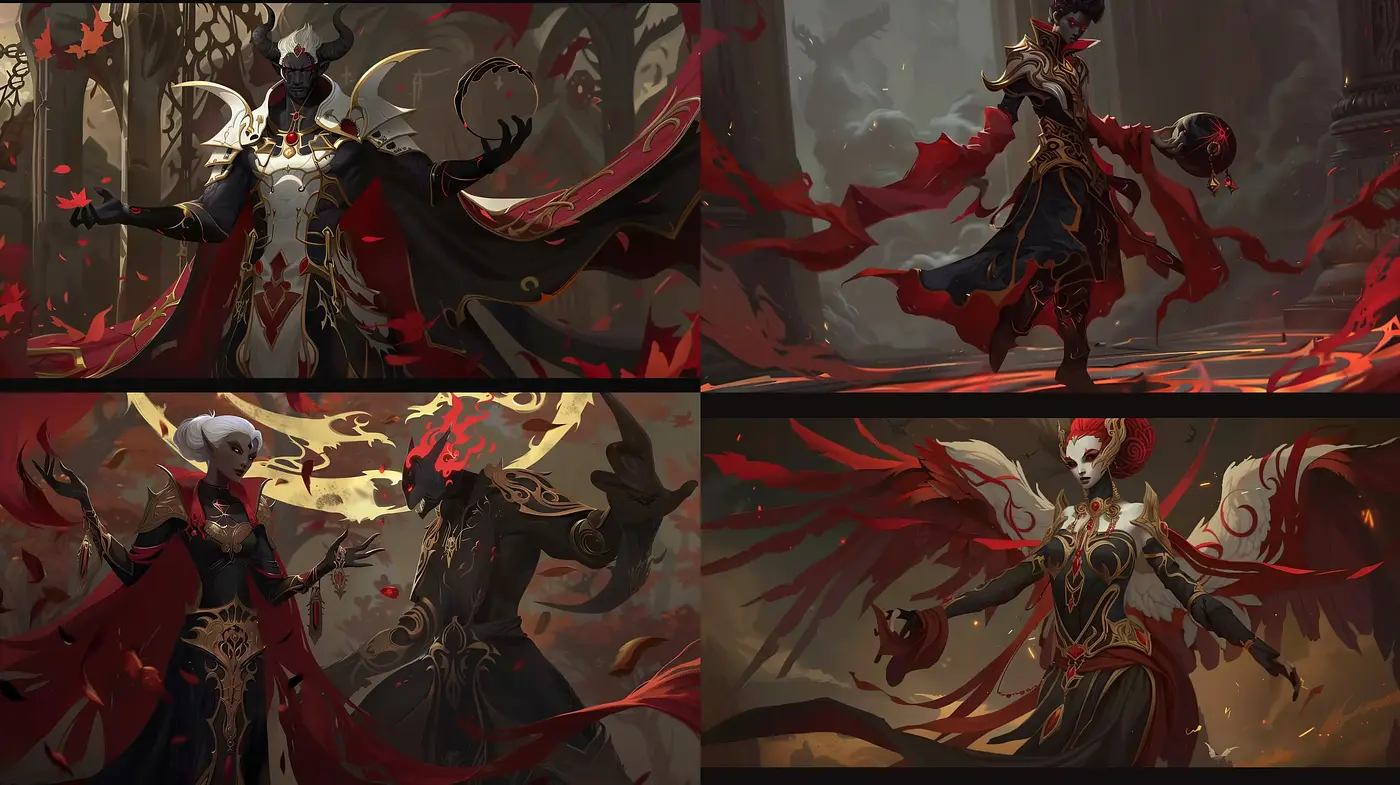 Epic Saga Illustration Style with Dramatic Fantasy Overtones - Midjourney sref style