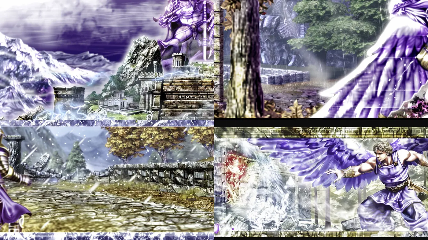 Ethereal Fantasy Dreamscapes: A Fusion of Vivid Hues and Dynamic Textures - Midjourney sref style