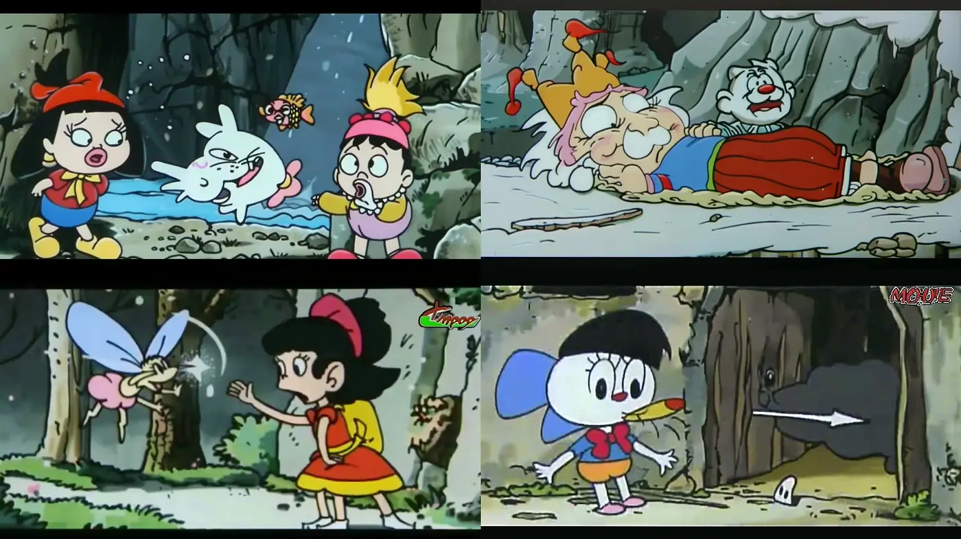Enchanting Retro Anime Narrative - Midjourney sref style