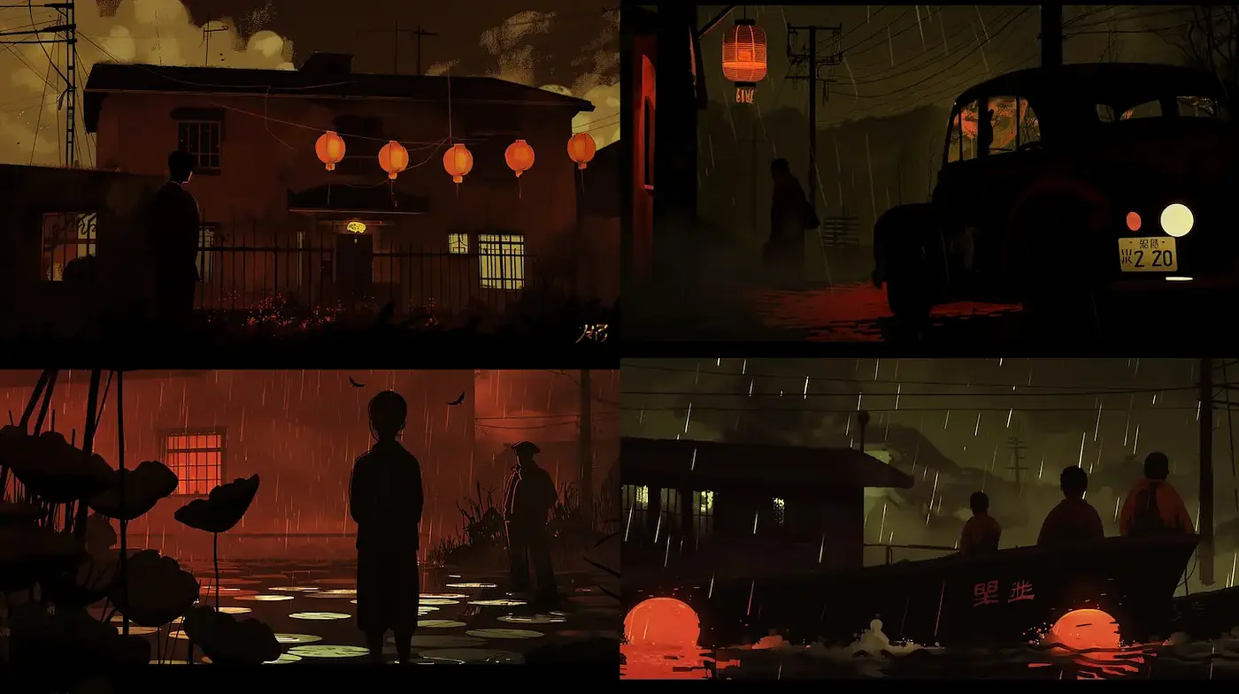 Cinematic Atmospheric Visuals with a Nostalgic Urban Aesthetic - Midjourney sref style