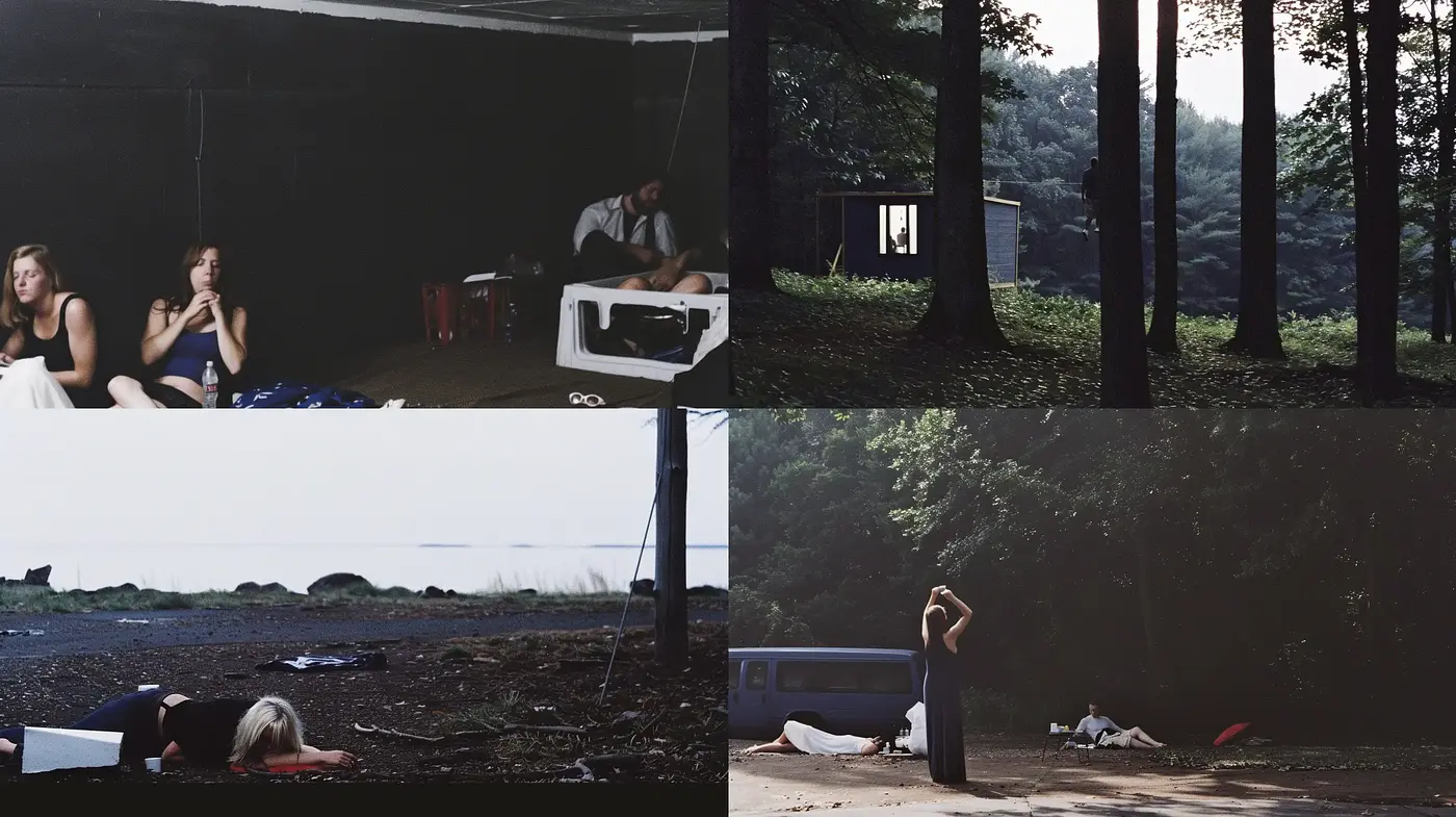 Cinematic Tableaux with Understated Elegance and Melancholic Overtones - Midjourney sref style