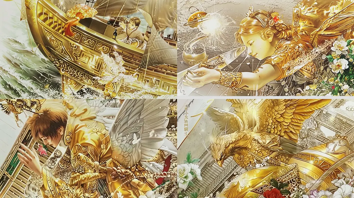Baroque Reverie: A Fusion of Ornate Elegance and Mythical Splendor - Midjourney sref style